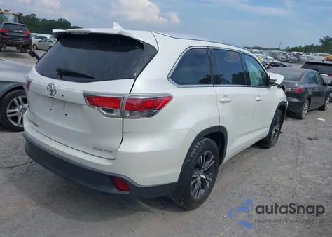 2016 Toyota Highlander Xle V6 z USA, uszkodzony, nr VIN 5TDJKRFH4GS306724